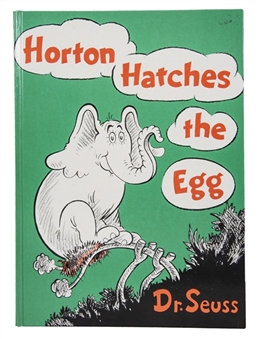 Dr. Suess Signed "Horton Hatches the Egg" Childrens Book (JSA)